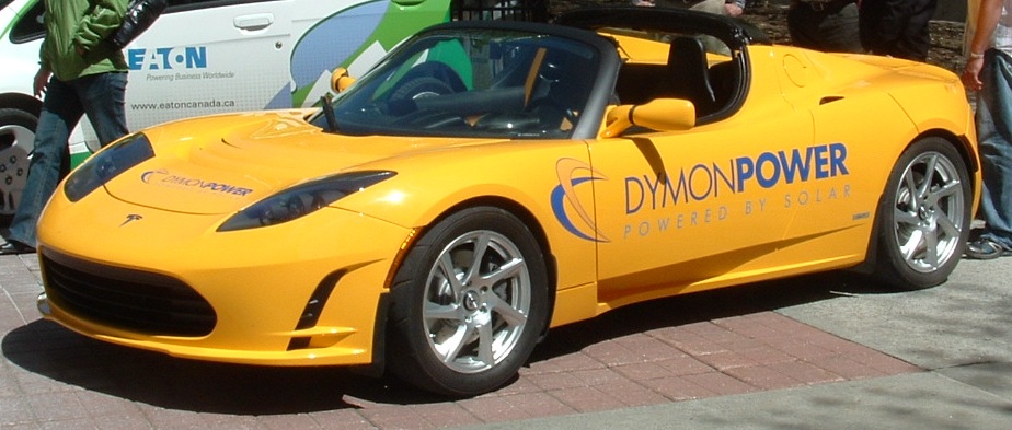 Dymon's Tesla Roadster 2.5 electric sports car